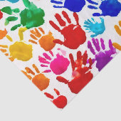 Farbige HandPrint Seidenpapier (Ausschnitt)