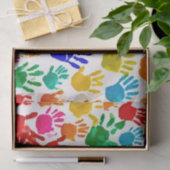 Farbige HandPrint Seidenpapier (Geschenk)