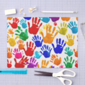 Farbige HandPrint Seidenpapier (Handwerk)