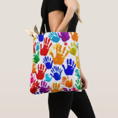 Farbige HandPrint Tasche (Von Nahem)