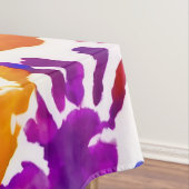 Farbige HandPrint Tischdecke (Beispiel)