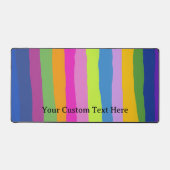 Farbige Handstreifen Gezeichnet Streifen Schreibtischunterlage (Vorderseite)