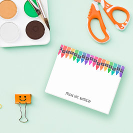 Farbige Handwerker von der Lehrerin Post-it Klebezettel