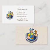 Farbige Handyman Services Business Card Visitenkarte (Vorne/Hinten)