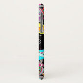 Farbige Handzeichen Abstrakt I Monogramm-Initialen Case-Mate iPhone Hülle (Hinten/Links)