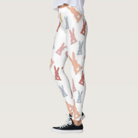 Farbige Hasen-Leggings