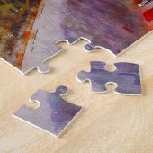 Farbige Häuser in Burano, Venedig, Italien. Puzzle (Seite)