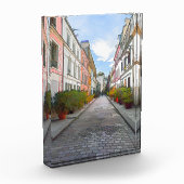 Farbige Häuser in der Rue Cremieux - Paris Fotoblock (Links)