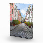 Farbige Häuser in der Rue Cremieux - Paris Fotoblock (Rechts)