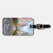 Farbige Häuser in der Rue Cremieux - Paris Gepäckanhänger (Vorderseite horizontal)