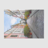 Farbige Häuser in der Rue Cremieux - Paris Seidenpapier (Vorderseite)