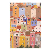 Farbige Häuser in Italien