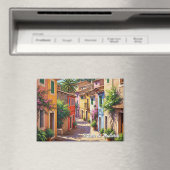 Farbige Häuser Palma de Mallorca Spanien Reise Magnet (In Situ (Geschirrspüler))
