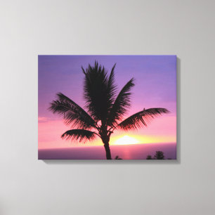 Farbige hawaiianische Sunset Canvas drucken Leinwanddruck