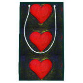 Farbige Heart-Geschenktasche Kleine Geschenktüte (Vorderseite)