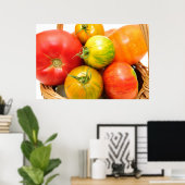 Farbige Heirloom Tomaten Poster (Heimbüro)