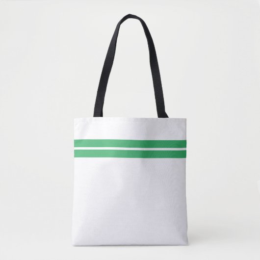 Farbige, helle, grüne Streifen an der Oberseite au Tasche (Vorderseite)