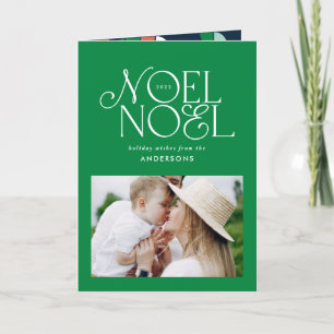 Farbige helle Noel-Weihnachts-Geometrie-Foto Ho Feiertagskarte