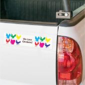 Farbige Hennen Autoaufkleber (Auf Lkw)