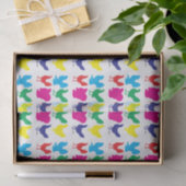 Farbige Hennen Seidenpapier (Geschenk)