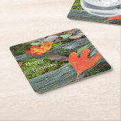 Farbige Herbst-Geburtstagspapiere Untersetzer (angewinkelt)
