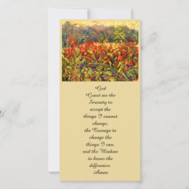 Farbige Herbstakzale und Sumac-Reds und Blues