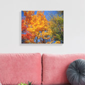 Farbige Herbstbäume Leinwanddruck (Insitu (Wohnzimmer))