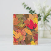 Farbige Herbstblätter (Stehend Vorderseite)