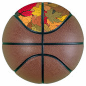 Farbige Herbstblätter Basketball (Rechts)