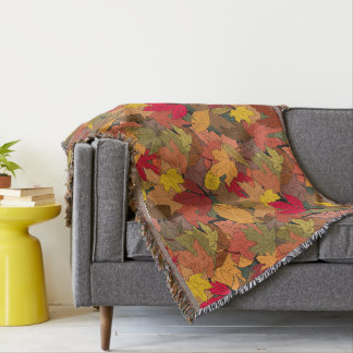 Farbige Herbstblätter Decke