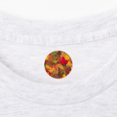 Farbige Herbstblätter Etiketten (Befestigt)