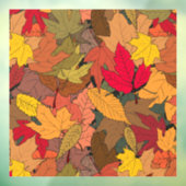 Farbige Herbstblätter Fensteraufkleber (Blatt 3)