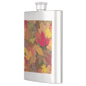 Farbige Herbstblätter Flachmann (Links)