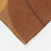 Farbige Herbstblätter Fleecedecke (Ecke)