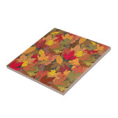 Farbige Herbstblätter Fliese (Seite)