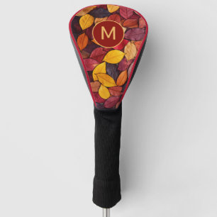 Farbige Herbstblätter für die benutzerdefinierte M Golf Headcover