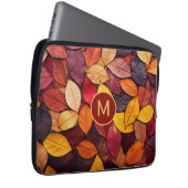 Farbige Herbstblätter für die benutzerdefinierte M Laptopschutzhülle (Vorne Rechts)