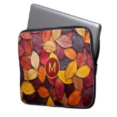 Farbige Herbstblätter für die benutzerdefinierte M Laptopschutzhülle (Vorderseite Links)