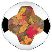 Farbige Herbstblätter Fußball (Gedreht)