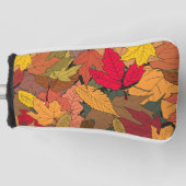 Farbige Herbstblätter Golf Headcover (Vorderseite)