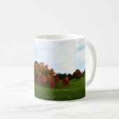 Farbige Herbstblätter Kaffeetasse (VorderseiteRechts)