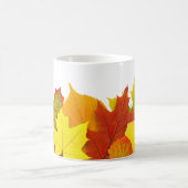 Farbige Herbstblätter Kaffeetasse (Mittel)