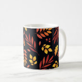 Farbige Herbstblätter Kaffeetasse (VorderseiteRechts)