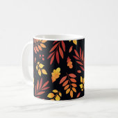 Farbige Herbstblätter Kaffeetasse (Vorderseite Links)