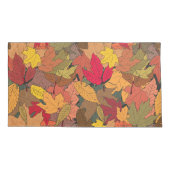 Farbige Herbstblätter Kissenbezug (Rückseite)