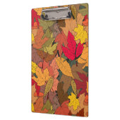 Farbige Herbstblätter Klemmbrett (Links)