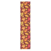 Farbige Herbstblätter Kurzer Tischläufer (Vorderseite)