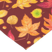 Farbige Herbstblätter Kurzer Tischläufer (Ecke)