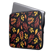 Farbige Herbstblätter Laptopschutzhülle (Vorderseite Links)