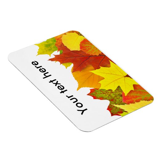 Farbige Herbstblätter Magnet (Rechte Seite)